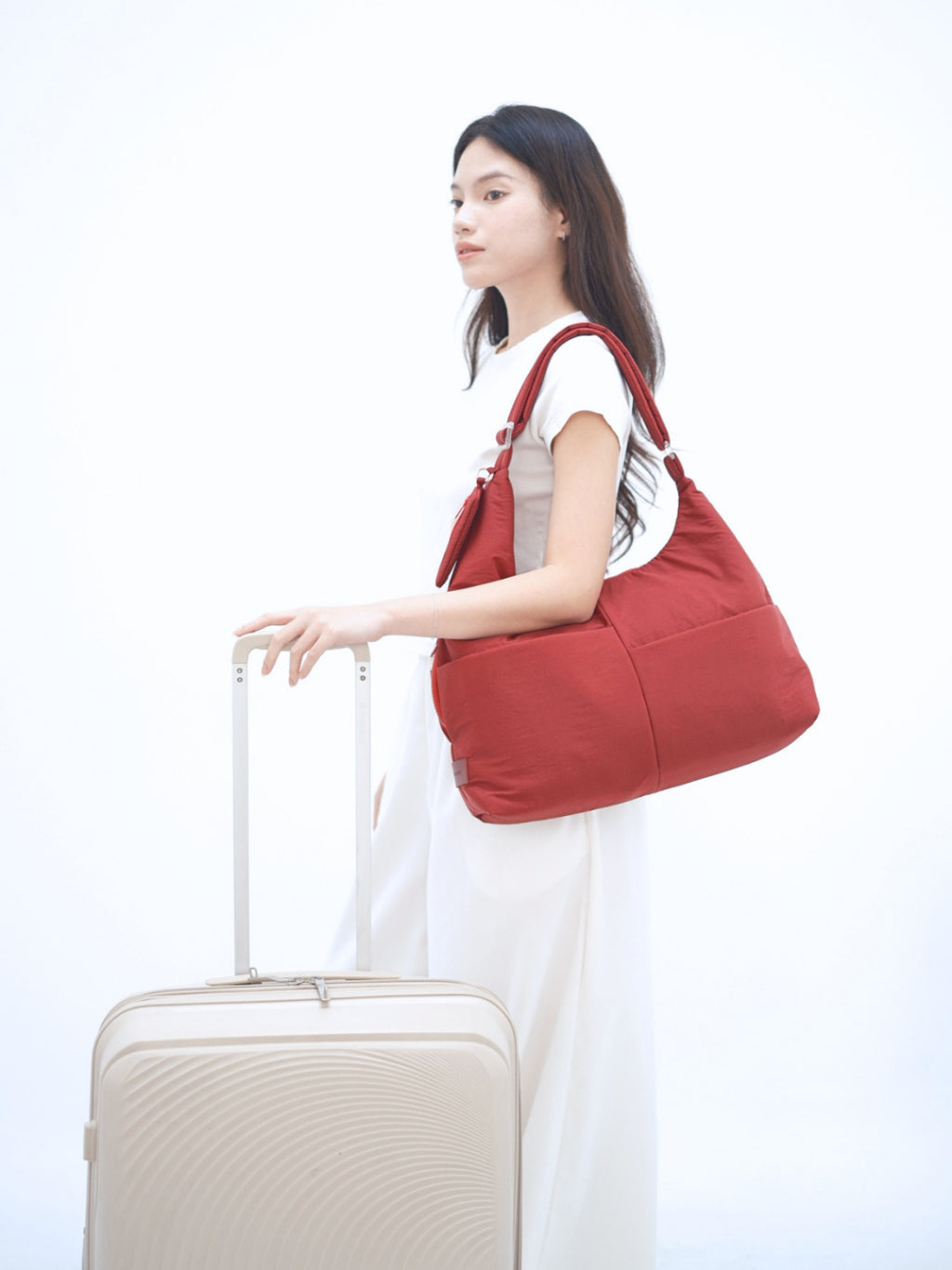 NEXA Sling Bag Puffy Ringan Tas Traveling Selempang Wanita
