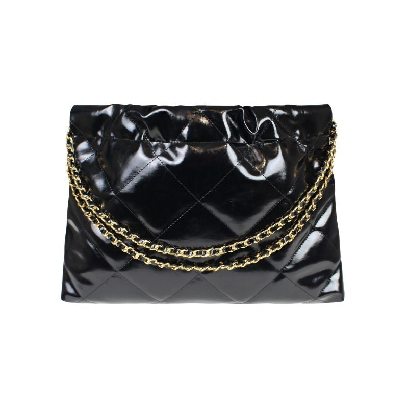 Tas Bahu Wanita Kulit Faux Leather Tali Rantai Tas Kerja MARLYN BAG- DRENBELLONY