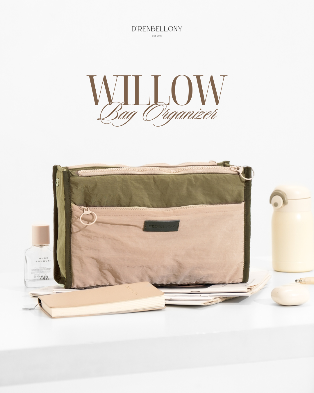 WILLOW Bag Organizer Puffy