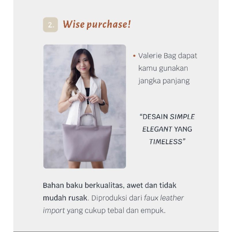 D'renbellony VALERIE Tote Bag Tas Kerja Wanita