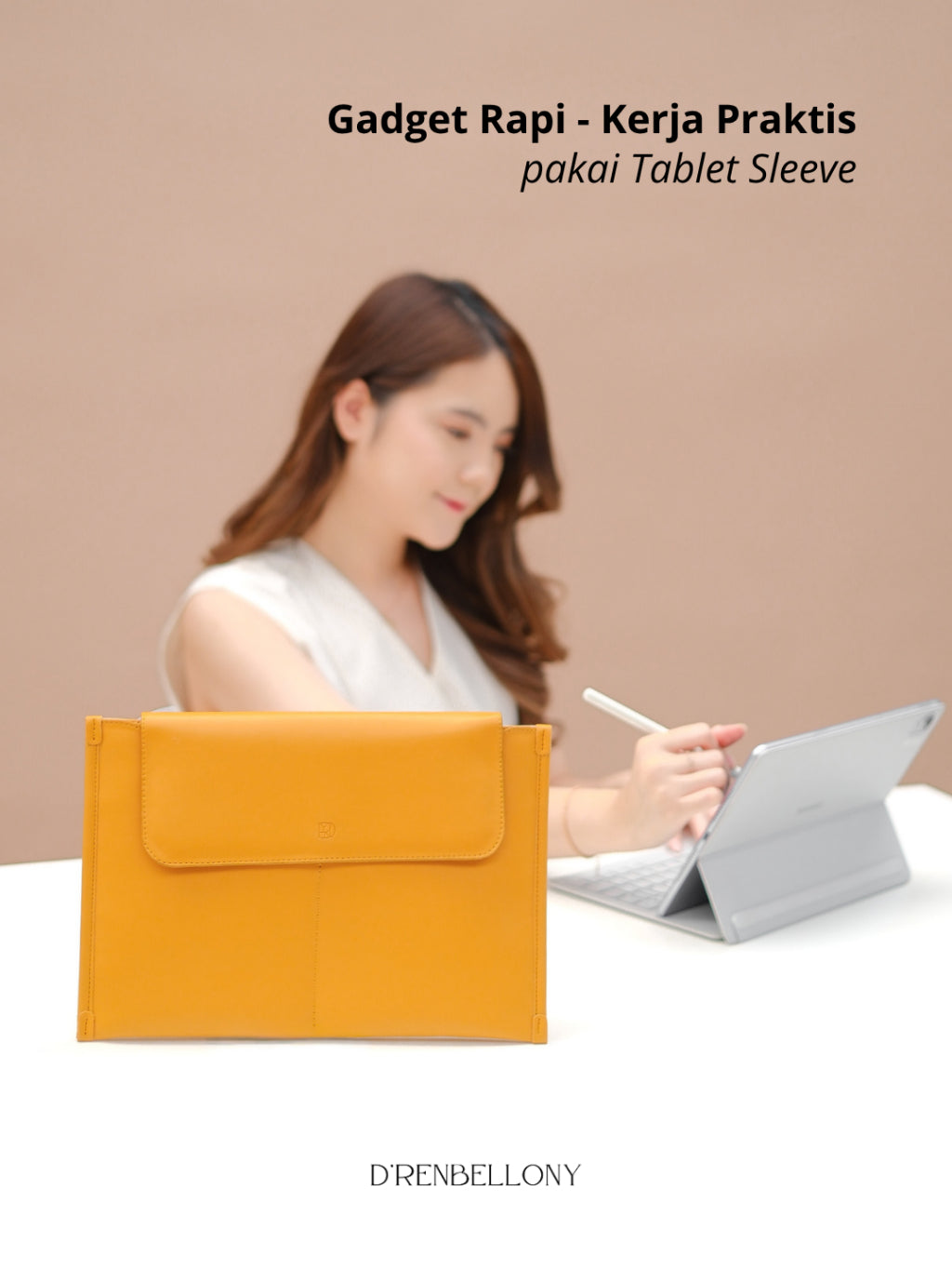 Tablet Sleeve Case Envelope Bag - TESLA DRENBELLONY