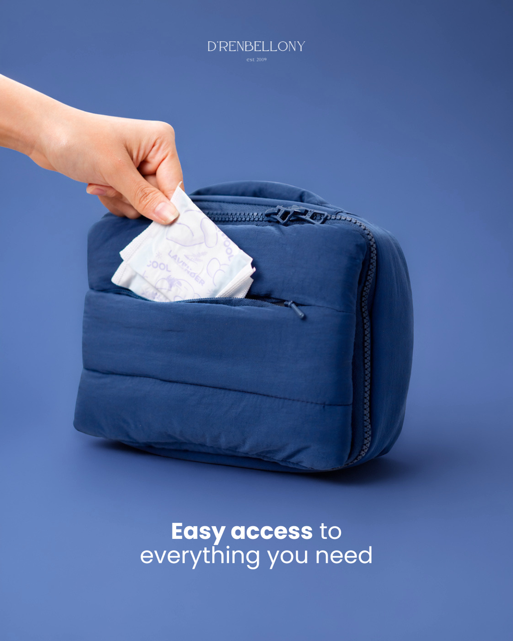 HUDSON Puffy Toiletries Organizer