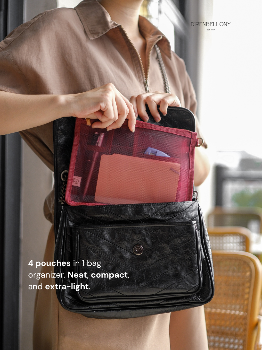 LUCA 4 in 1 Pouch Mesh Organizer