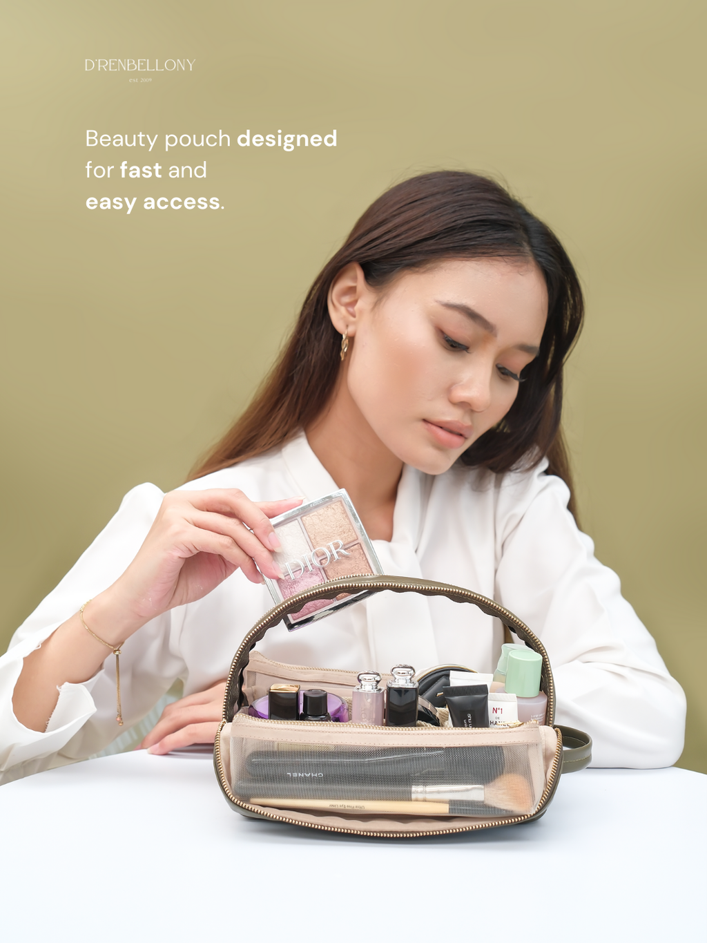RUE Cosmetic Pouch Organizer