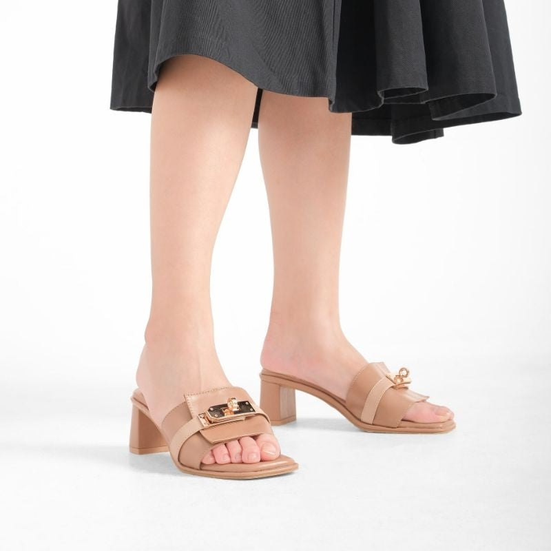 ZOEVE x DREN - Sandal Harian Wanita Hak 5 cm Sandal Pesta [ EVE HEELS ]
