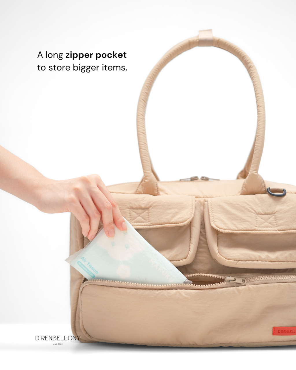 LUNA Baguette Puffy Shoulder Bag