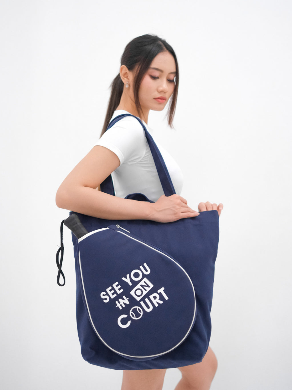 D'RENBELLONY - ACE Tennis Tote Bag Kanvas Tas Olahraga