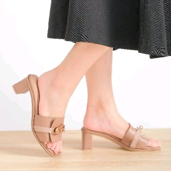 ZOEVE x DREN - Sandal Harian Wanita Hak 5 cm Sandal Pesta [ EVE HEELS ]