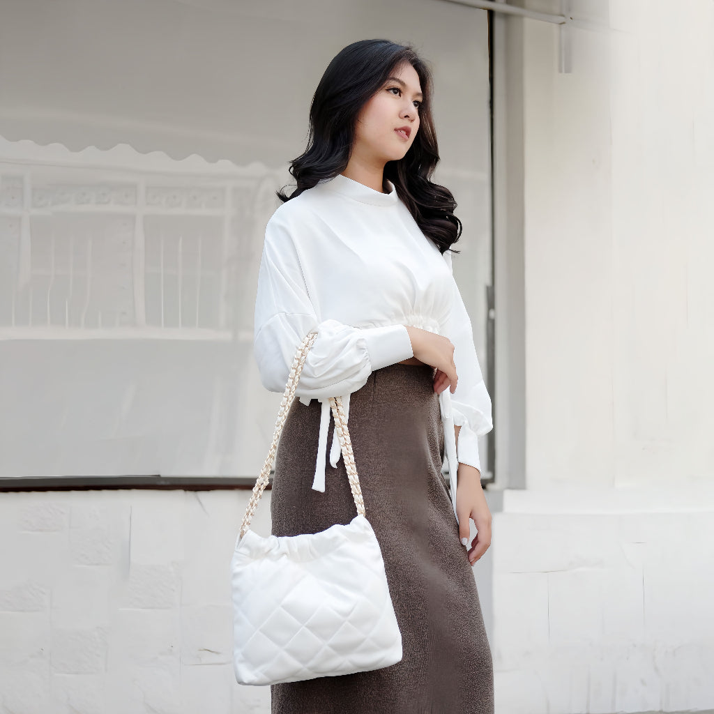 D'RENBELLONY Cheryl Bag Wanita Tas Bahu Wanita Medium Small