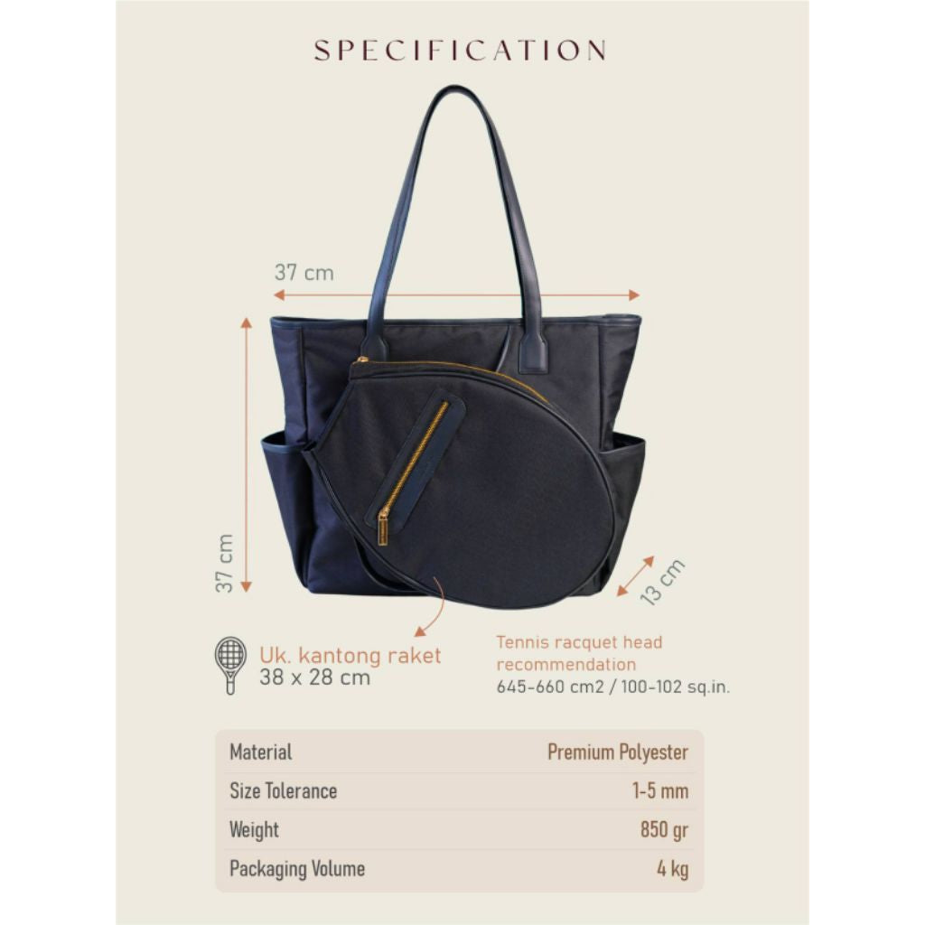 DRENBELLONY Padel Bag Tas Tenis Multifungsi - Mirelle Bag