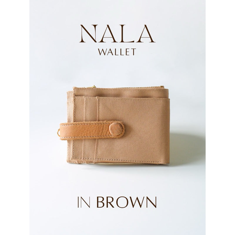 DRENBELLONY NALA Emery Dompet wanita lipat Lanyard
