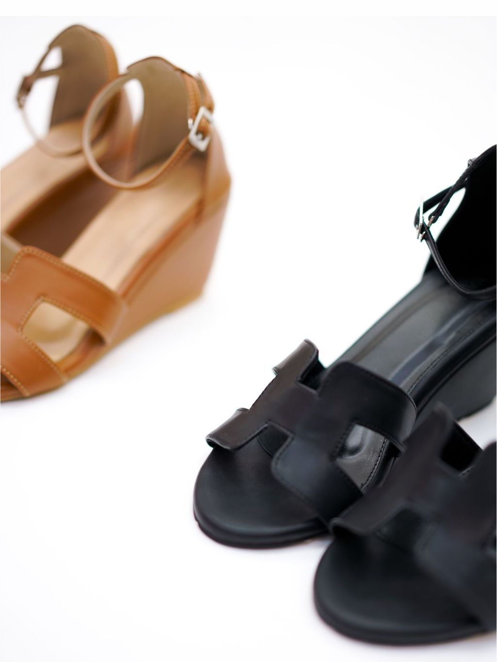 ZOEVE X DREN - AMBER wedges 7cm Sepatu Sandal Wanita Kerja Pesta