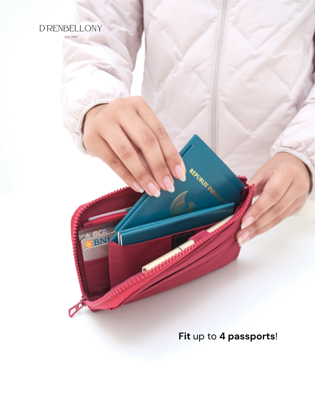 PORTA Puffy Passport Wallet