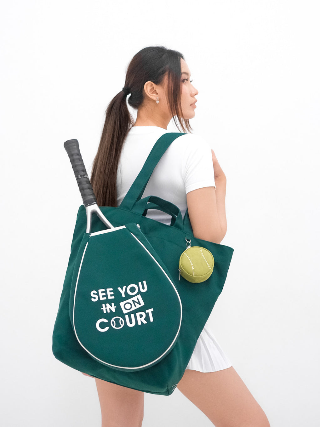 D'RENBELLONY - ACE Tennis Tote Bag Kanvas Tas Olahraga