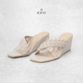 ZOEVE X DREN Sandal Wanita Wedges Sandal Kerja 7 cm [ VIVIEN WEDGES ]