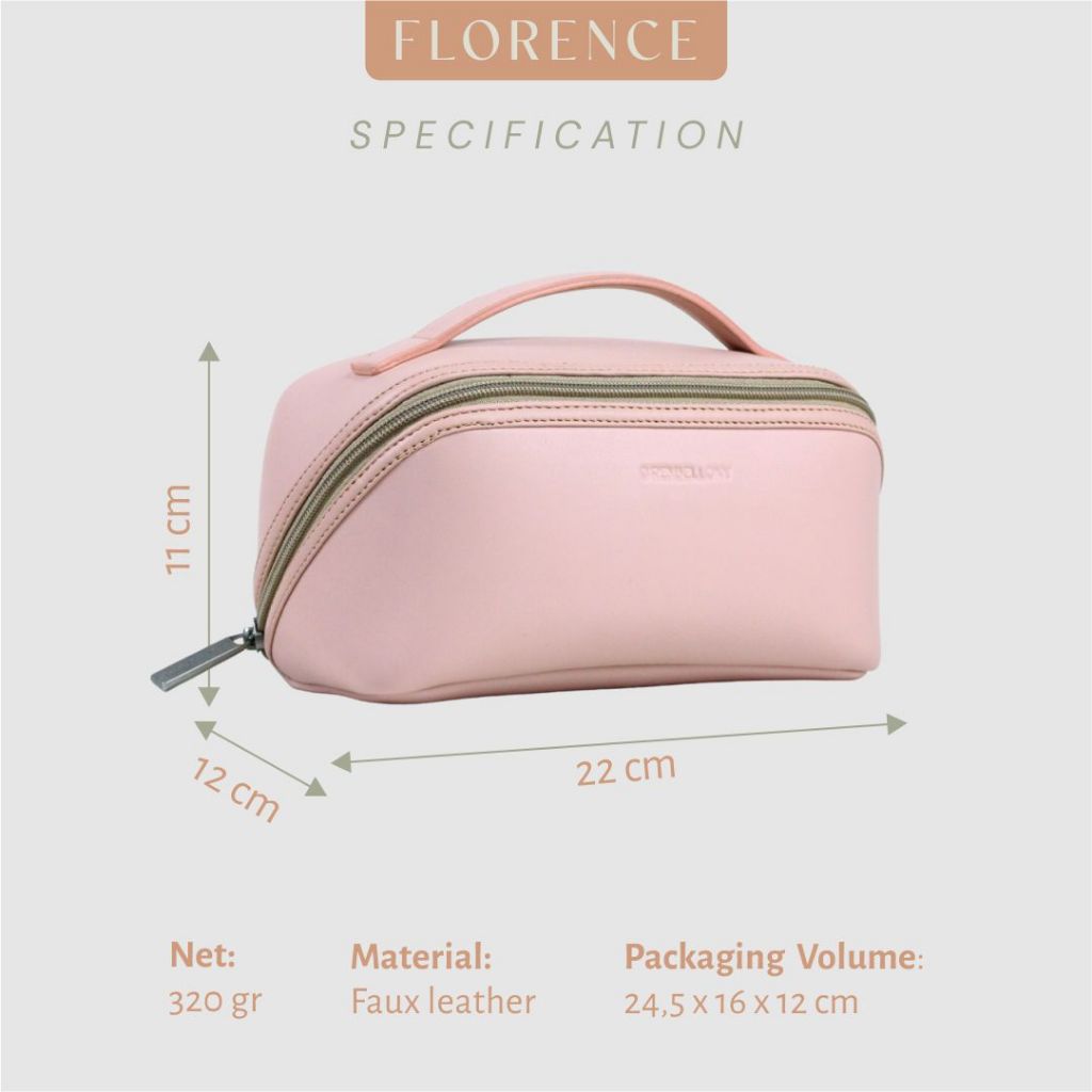 Travel Set Organizer Wanita Bag Pouch Organizer DRENBELLONY
