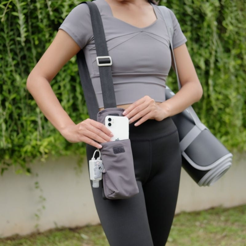 Tas Botol Minum Bag Water Bottle Holder Tas Olah Raga Jogging Gym Hash COLLIN - DRENBELLONY