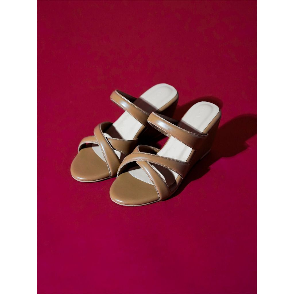ZOEVE X DREN - SORA Wedges 7cm Empuk Sandal Harian Kerja Pesta