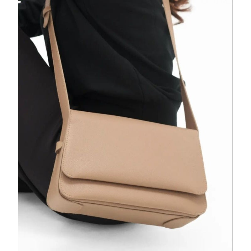 DRENBELLONY Matilda - Tas Kulit Wanita Selempang Tas Kerja Traveling Bag