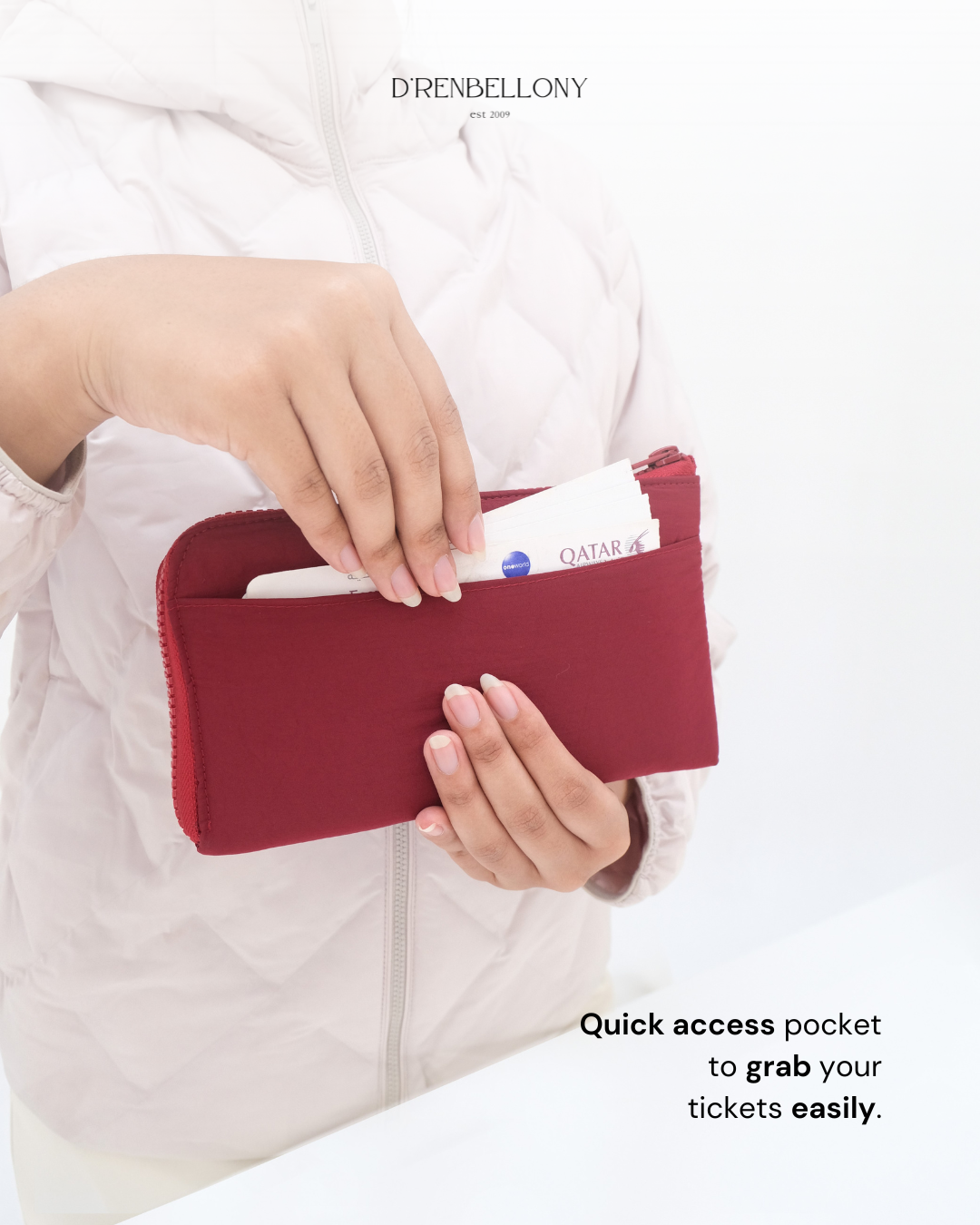 PORTA Puffy Passport Wallet