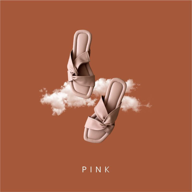ZOEVE x DREN Sandal Flat Wanita Kaki Lebar Terepes Latex Empuk Nyaman Women Sandals [ CLOUDWALKER ]