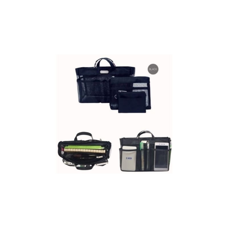 Bag Organizer Dalaman Tas Wanita ter Ringan MESH DRENBELLONY