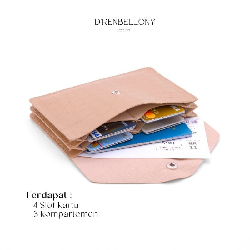 Dompet Kulit Wanita Dompet Traveling Organizer CELINE - DRENBELLONY