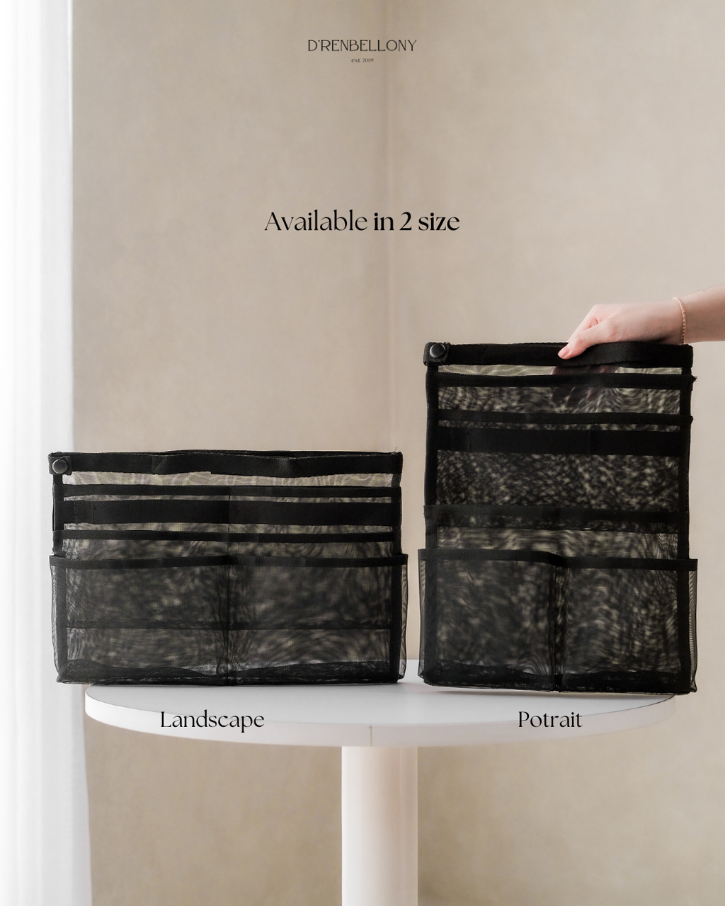 AVA Laptop Bag Mesh Organizer