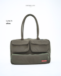 LUNA Baguette Puffy Shoulder Bag
