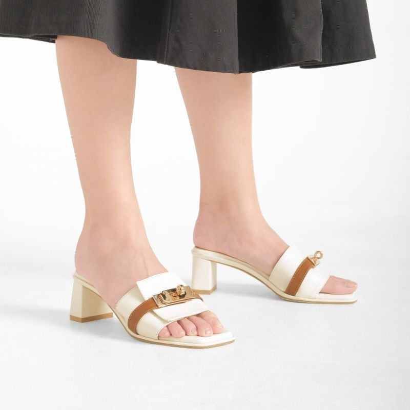 ZOEVE x DREN - Sandal Harian Wanita Hak 5 cm Sandal Pesta [ EVE HEELS ]