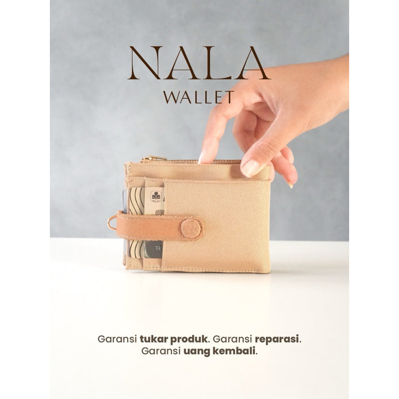 DRENBELLONY NALA Emery Dompet wanita lipat Lanyard