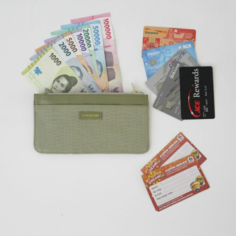 DRENBELLONY Aera Dompet Wanita Dompet Kartu Fashion Wanita