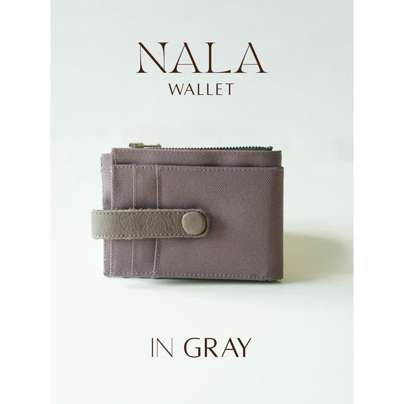 DRENBELLONY NALA Emery Dompet wanita lipat Lanyard