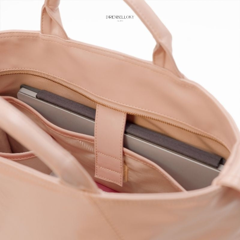 Tas Kerja Kulit Wanita Tas Laptop Selempang Traveling Sling Bag JOLYN DRENBELLONY