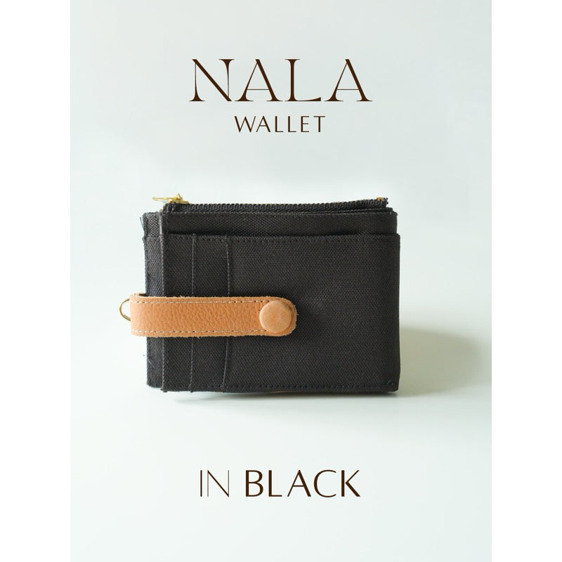 DRENBELLONY NALA Emery Dompet wanita lipat Lanyard