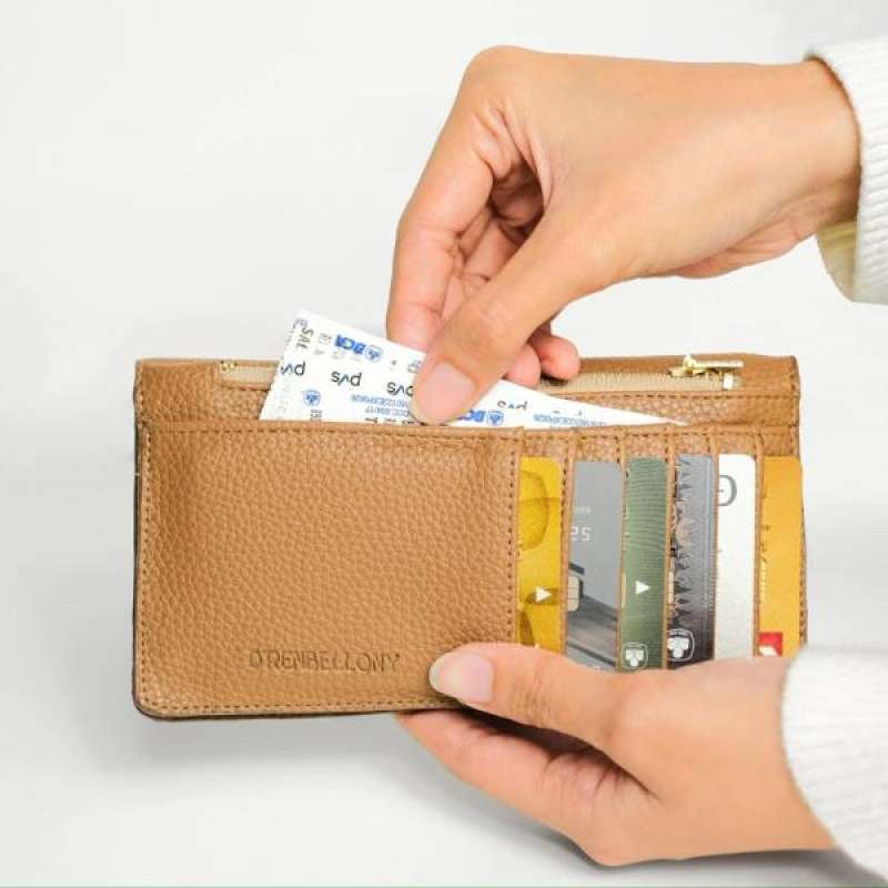 Dompet Kartu Wanita Kecil Kulit - KARLA DRENBELLONY