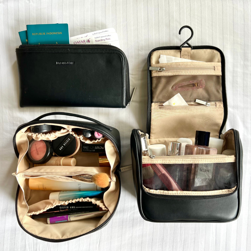Travel Set Organizer Wanita Bag Pouch Organizer DRENBELLONY