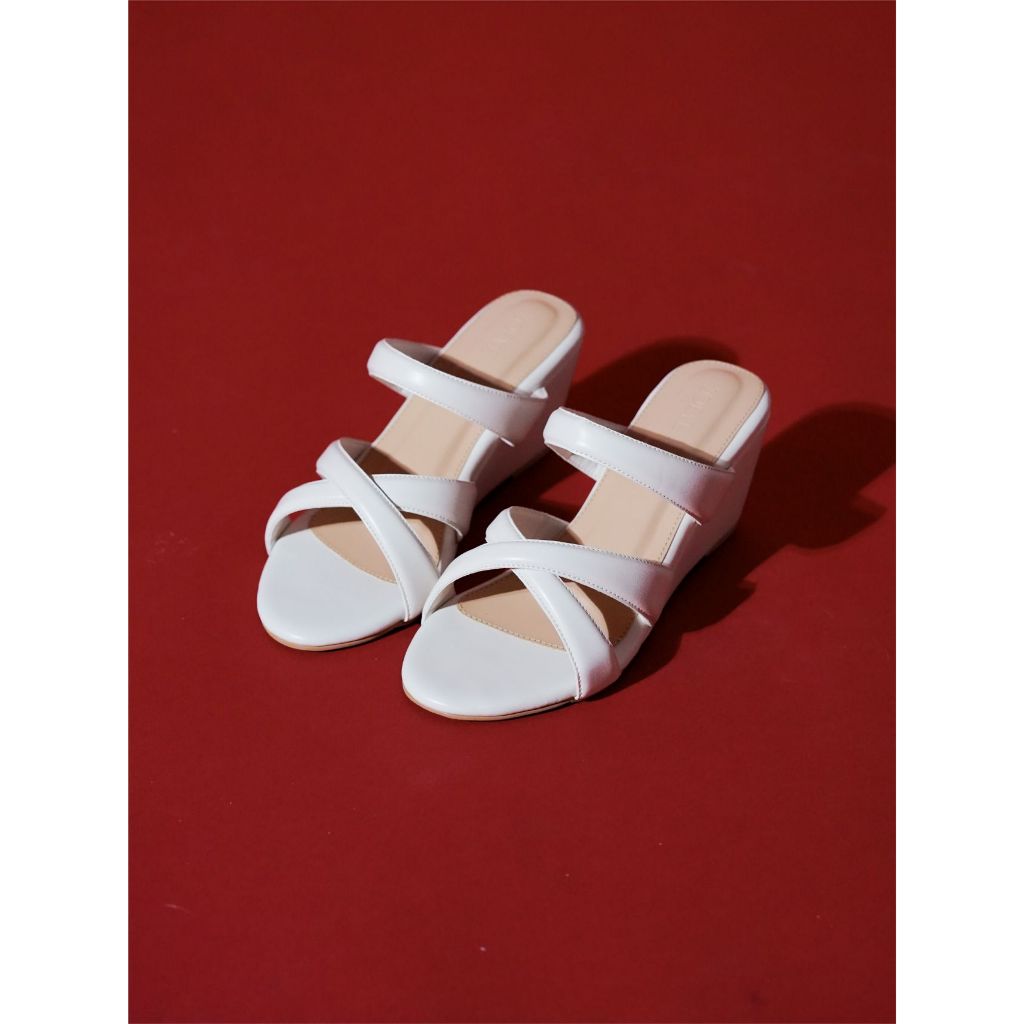 ZOEVE X DREN - SORA Wedges 7cm Empuk Sandal Harian Kerja Pesta
