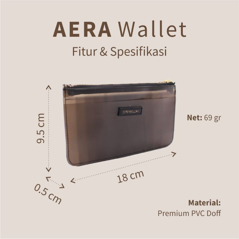 DRENBELLONY Aera Dompet Wanita Dompet Kartu Fashion Wanita