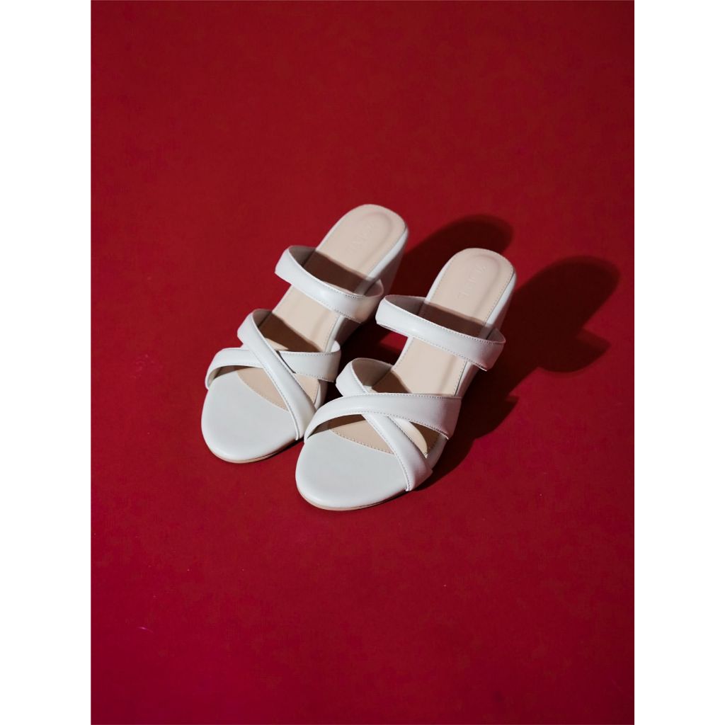 ZOEVE X DREN - SORA Wedges 7cm Empuk Sandal Harian Kerja Pesta