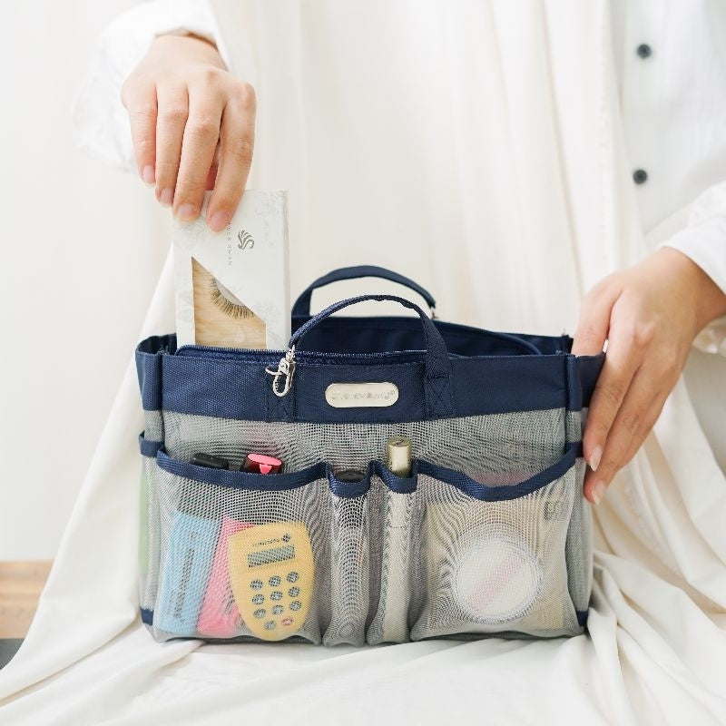 Bag Organizer Dalaman Tas Wanita ter Ringan MESH DRENBELLONY