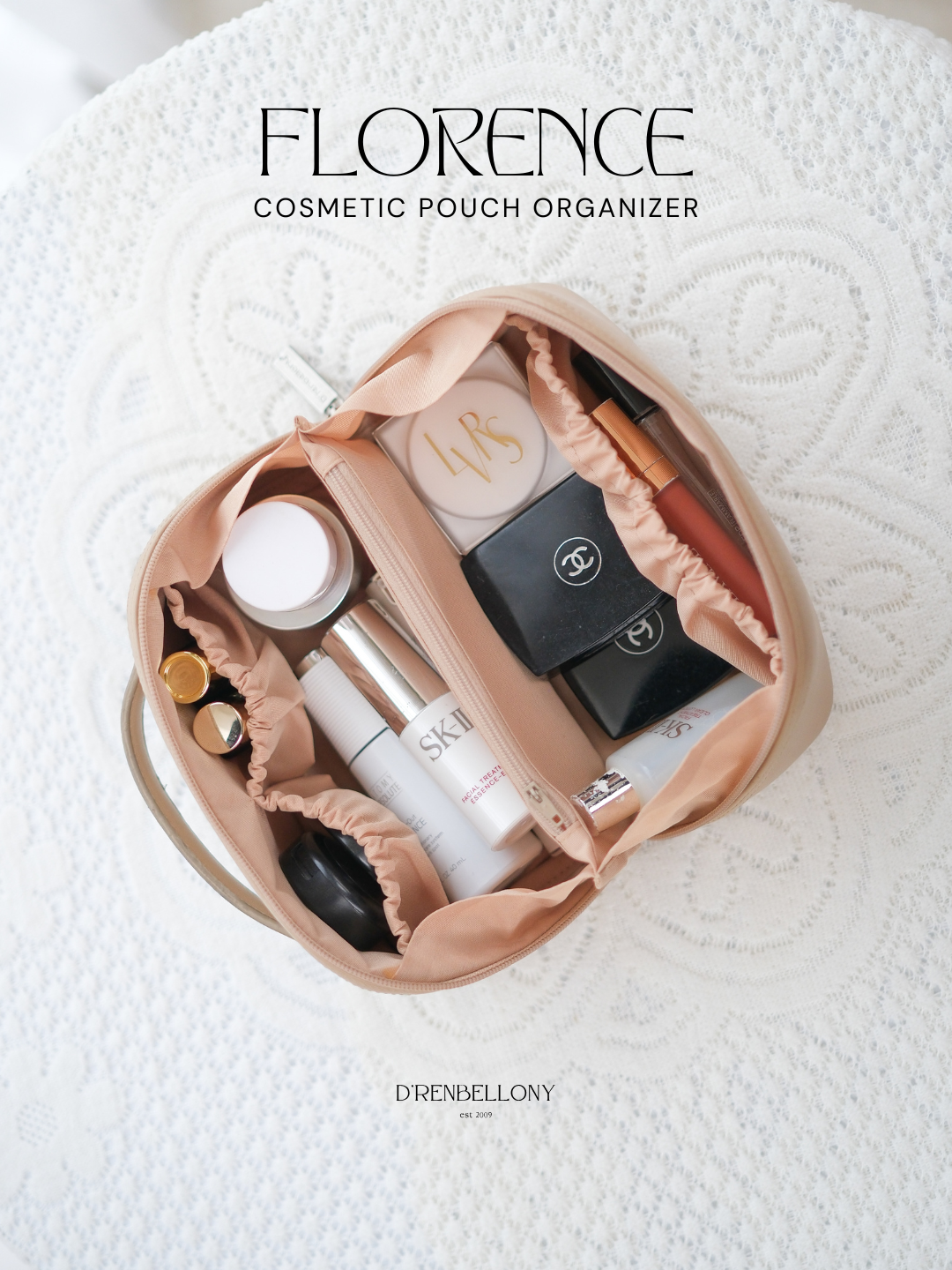 FLORENCE Cosmetic Bag Organizer